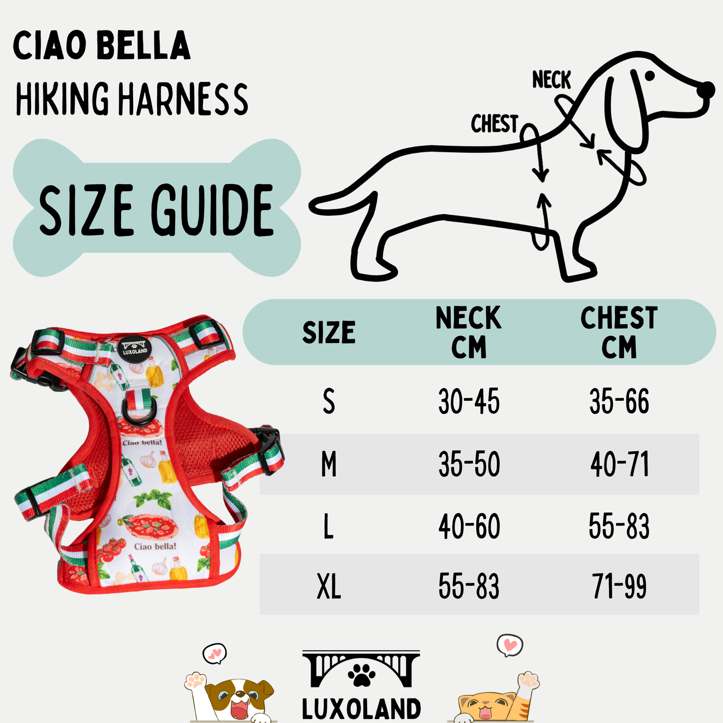 "Ciao Bella" - Hiking Harness