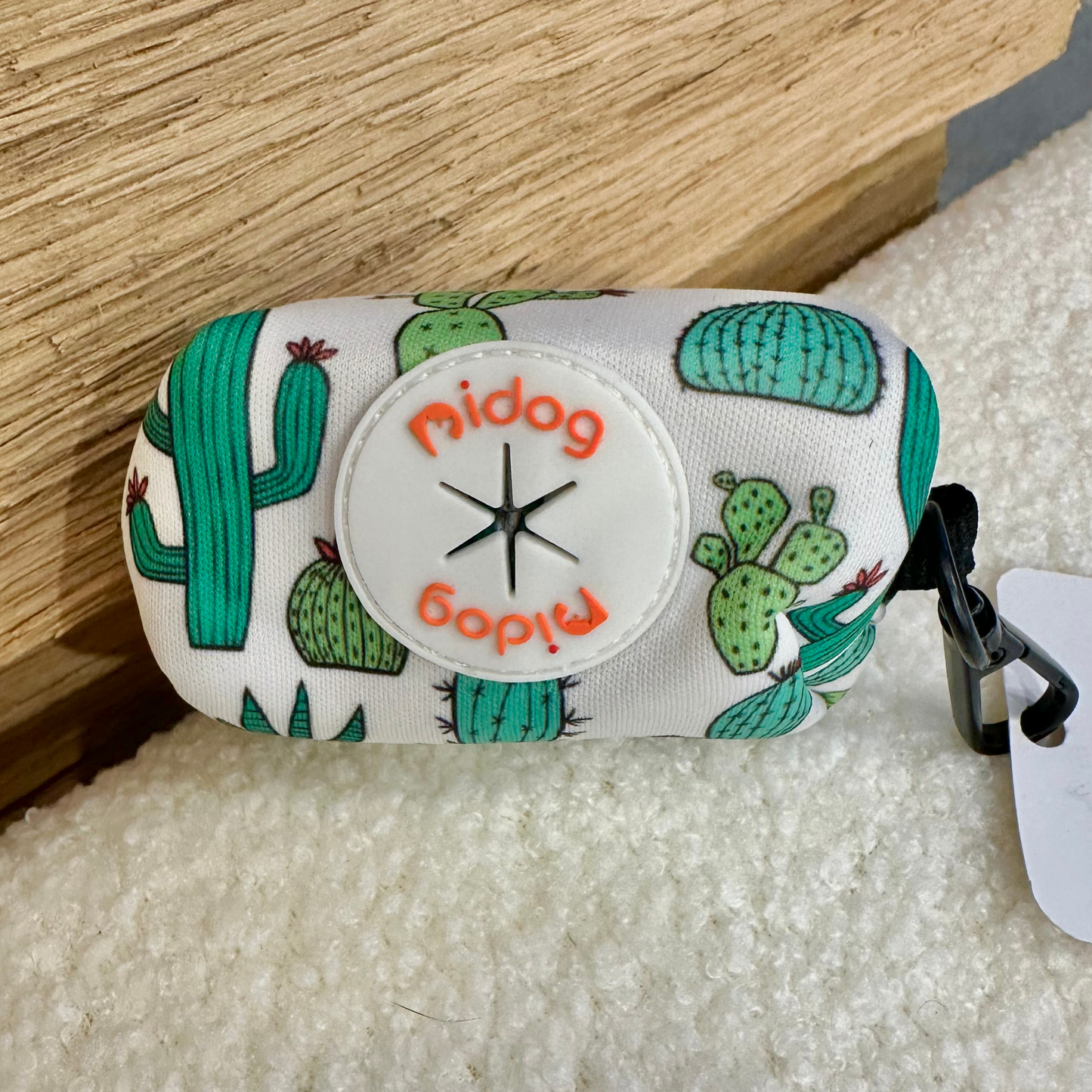 Cactus Print - Poo Bag Dispenser