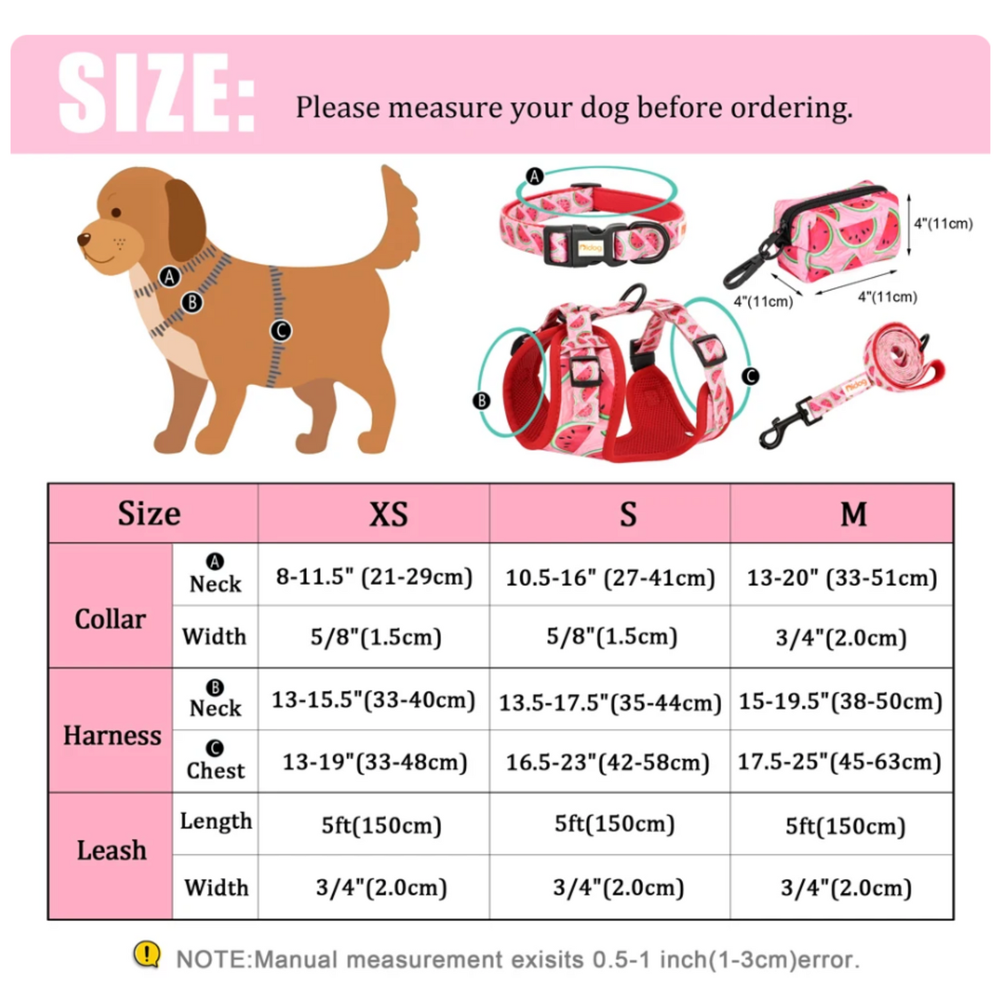 Watermelon Print Collar