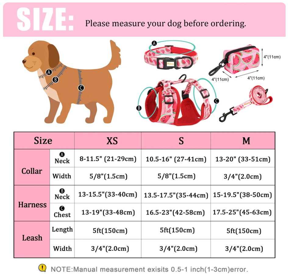 Watermelon Print - Harness