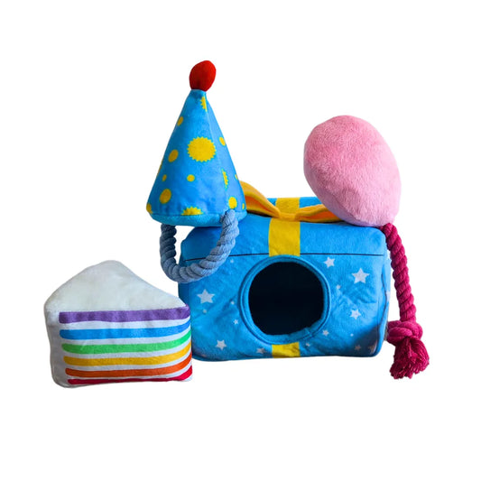 Festive Party Set - Plush Squeaky Toy