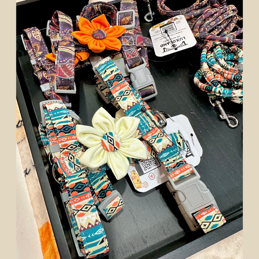 Flower Harness & Leash - Full Set