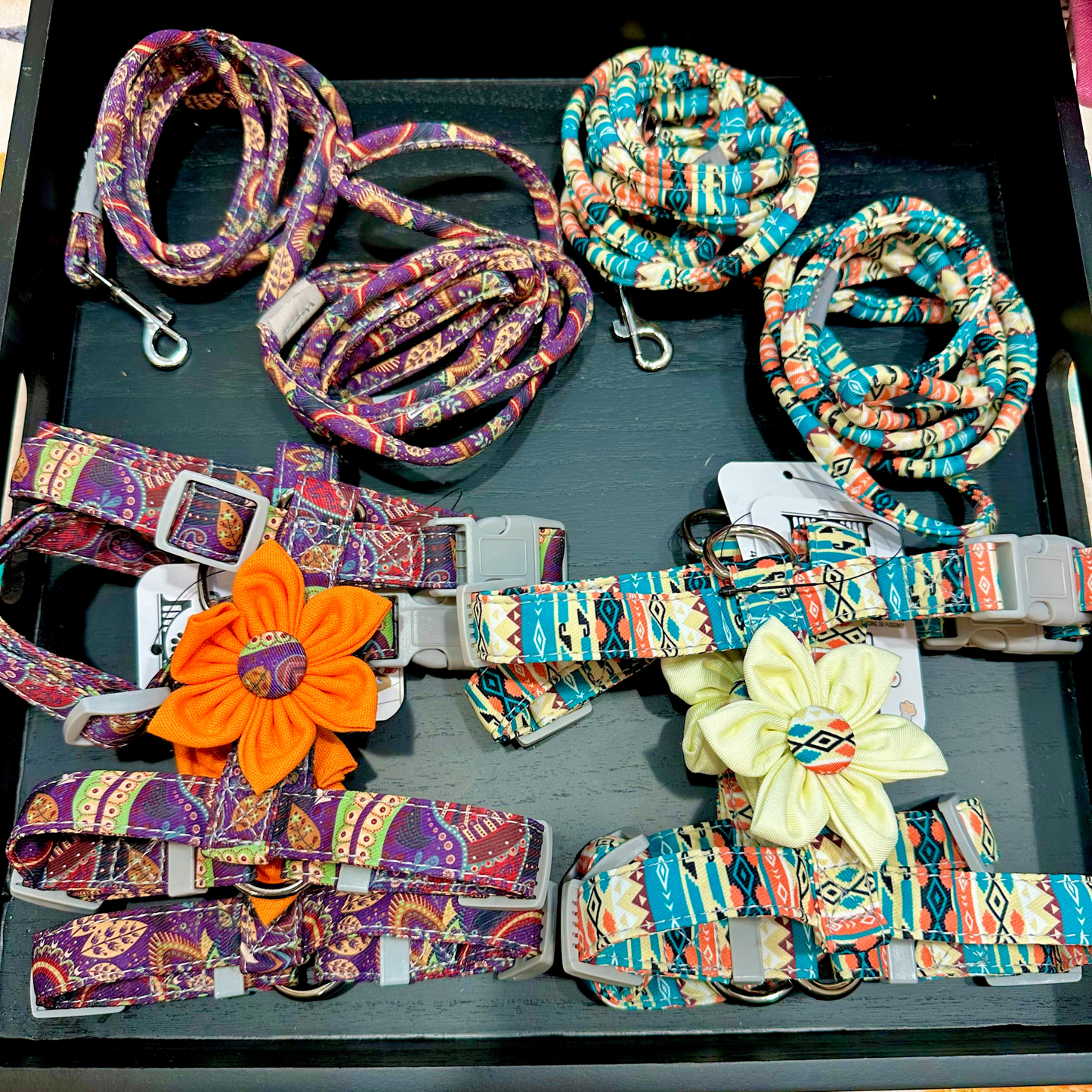 Flower Harness & Leash - Full Set