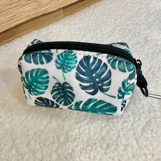 Jungle Leaves Print - Poo Bag Dispenser