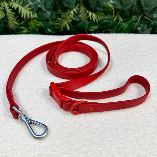 Multi-Use Rubber Collar/Leash Combo